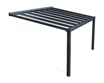 CANOPIA by PALRAM Stockholm Ensemble de couverture de patio de 11 pi x 17 pi - Gris