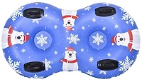 Pathfinder 61" unisexe double tube à neige  gonflable avec des graphismes d’hiver amusants