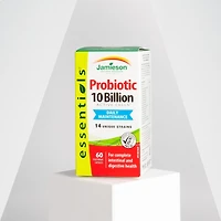Jamieson Probiotic Capsules, 10 Billion CFU, Vegetarian, 60 Count