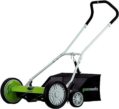 Tondeuse à rouleau avec sac Greenworks, 20 po