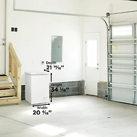 Danby DCF035A6WM 3.5 cu. ft. Square Model Chest Freezer DOE in White
