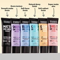 Hard Candy Glow On Lock Water-based Illuminating 12-Hour Hold Face Primer with Vitamin C, 1.52 fluid ounces