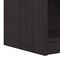 Bestar Universel 30W Standard 5 Shelf Bookcase in charcoal maple