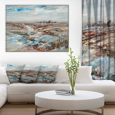 Impression sur toile « Snowy Landscape » Design Art