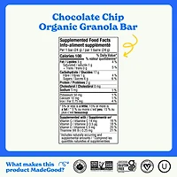 MadeGood Chocolate Chip Granola Bars 5 bars