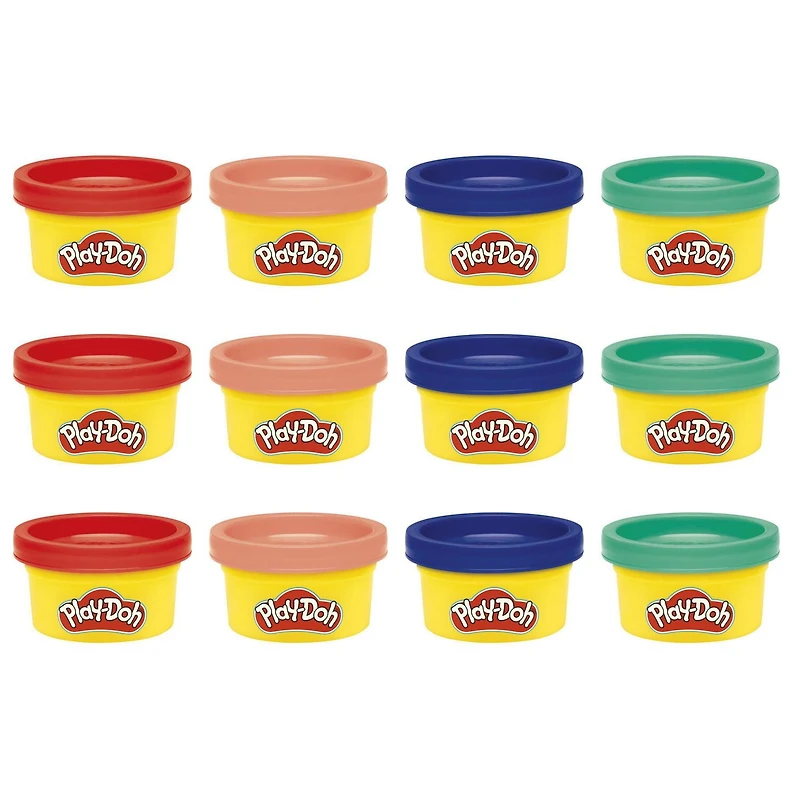 Play-Doh Pack de 12 L'imagination en fête, coffret de pâte à modeler