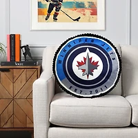 Coussin de rondelle de Jour de Match des Winnipeg Jets de la LNH 20po COUSSIN DE RONDELLE DES JETS