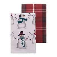 Ensemble de serviettes de cuisine Holiday Time 100 % de coton BCI