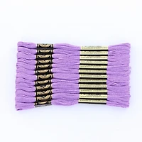 Fil à broder en coton DMC à 6 brins 8m – Fil en colon Violet 6 Brins