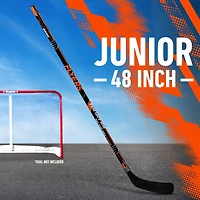 Franklin Sports Bâton de hockey de rue  Flyers de la NHL - 48 po Jr pour droitier