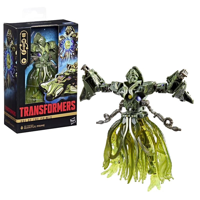 Transformers Age of the Primes Deluxe Class The Thirteen Quintus Prime Action Figure