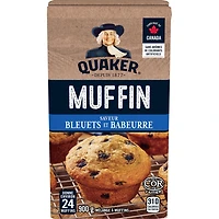 Quaker Mélange à muffins Saveur Bleuets et babeurre 900g
