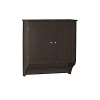RiverRidge® Home Ashland Collection 23.82-inch W x 25.44-inch H x 8.86-inch D 2-Door Bathroom Storage Wall Cabinet in Espresso