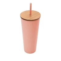 Mainstays Gobelet à Bec Tourbillon Rose en PET Recyclé 32 oz