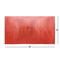 Metallic disposable table cover