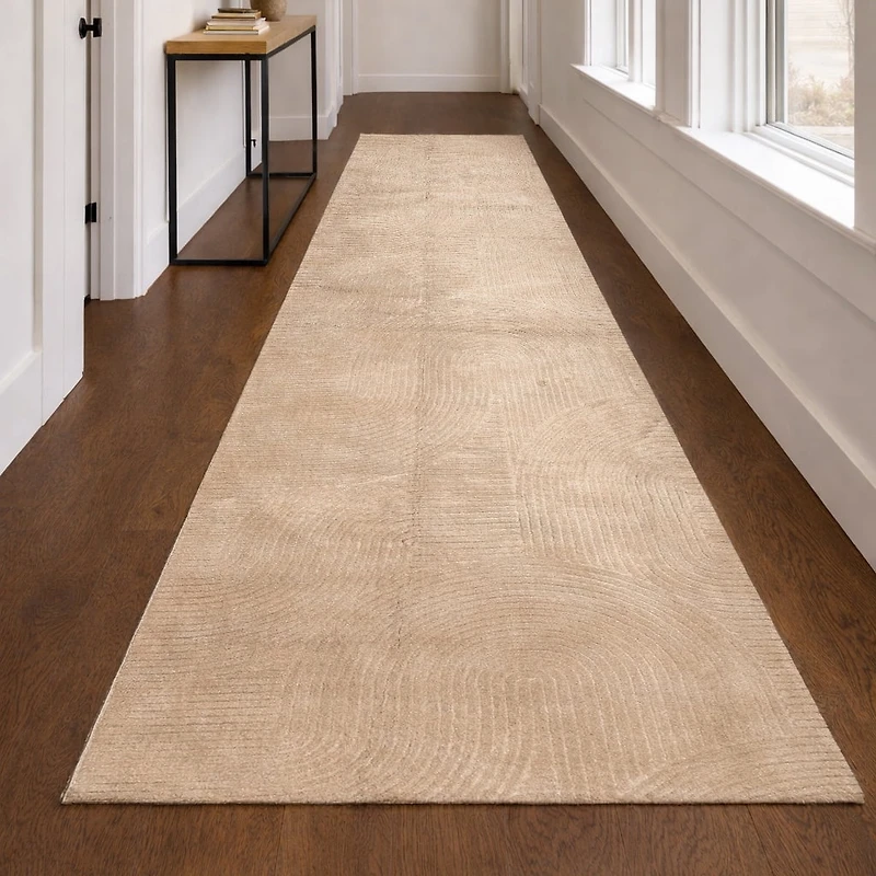 Tapis de Couloir Elion Lavable A la Machine Contemporain/Moderne pour Salon, Chambre, Salle Manger, Entrée, et Plus Encore.