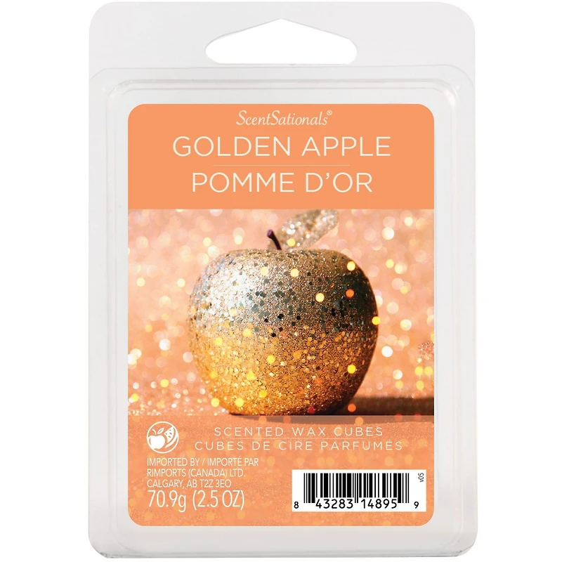 Cubes de cire parfumée ScentSationals - Pomme d'Or