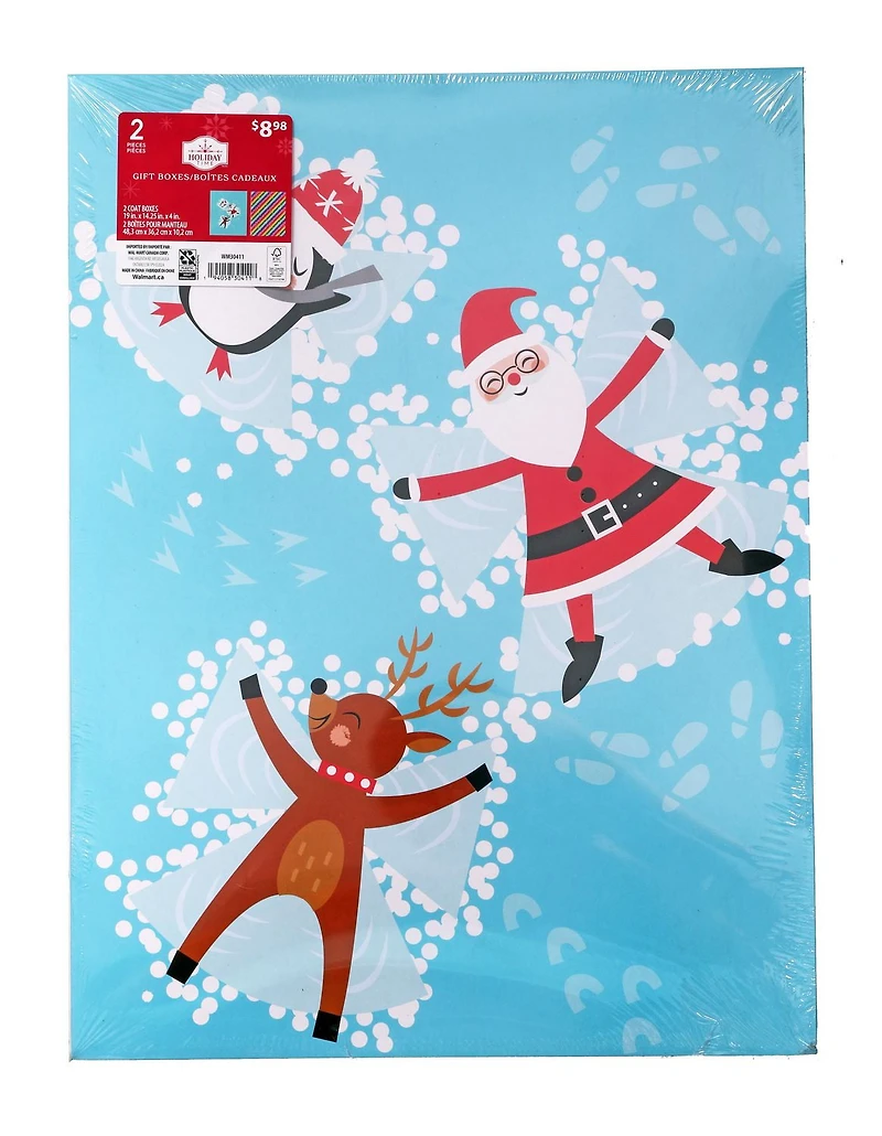 Ensemble de boîtes cadeaux festives 2-Pack