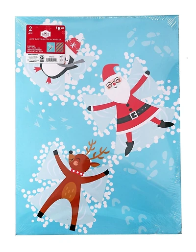 Ensemble de boîtes cadeaux festives 2-Pack