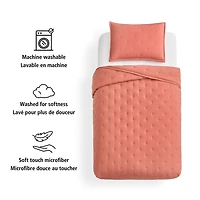 Ensemble de couette 2 pièces Mainstays, Terracotta Dream, lit simple Double