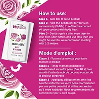 Schmidt's  Rose & Vanilla Natural Origin Deodorant