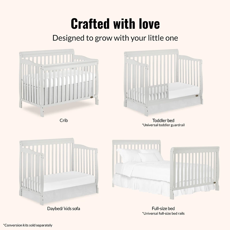 Rêve sur Moi Ashton Convertible 5-en-1 Berceau, Modèle #660