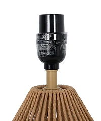 Lampe d'appoint en corde de papier de 12,8 pouces