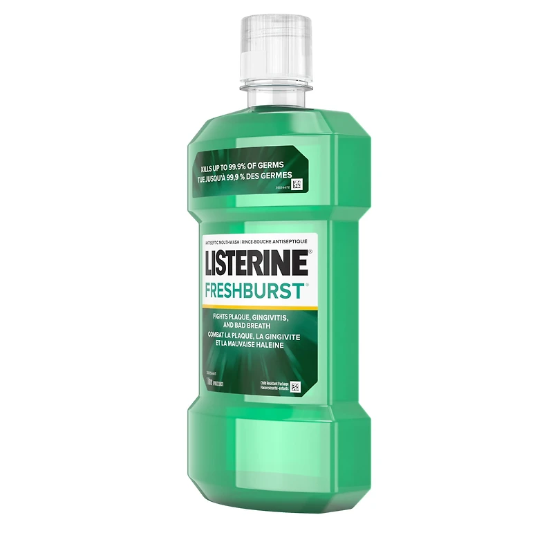 Listerine Fresh Burst Antiseptic Mouthwash, 1 L