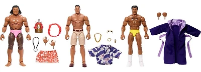 Coffret de 3 figurines articulées de Collection Elite WWE Générations WWE : Héritage Maivia