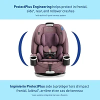 Siège d'auto 4-en-un convertible 4Ever de Graco - Polyvalent, confortable et sûr pour les bébés jusqu'aux préadolescents, 1,8 à 54 kg (4 à 120 lb) Chelsea