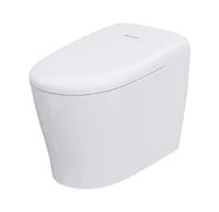 Ecoway Deluxe 1-Piece 1.28GPF Single Flush Elongated Standard Tankless Smart Bidet Toilet in White