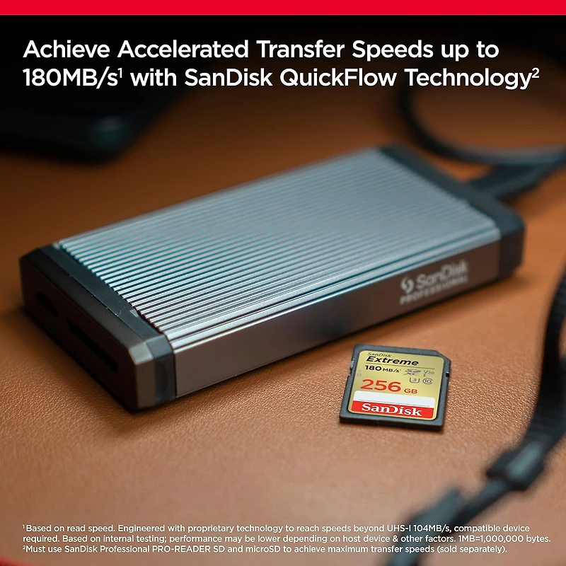 SanDisk 256Gb Extreme SDXC UHS-I Memory Card