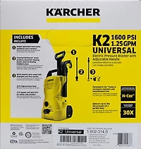 Laveuse à pression électrique Universal de Karcher de 1600 psi