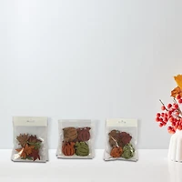 Découpes En Bois (Feuille DÉrable/Citrouille/Hibou) (18 Pièces) (Assortiment)