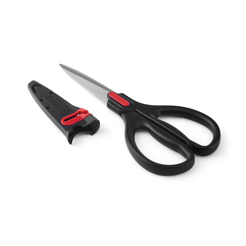 Les Ciseaux Edgekeeper de Farberware Tout-Usage avec Etui Affuteur