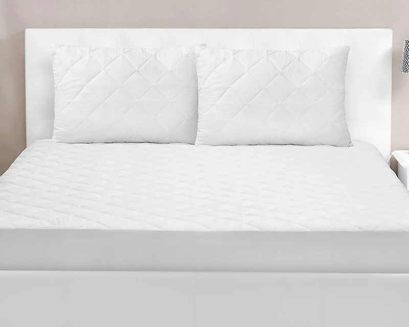 Safdie & Co. Protège-Matelas Q Matelassé Blanc
