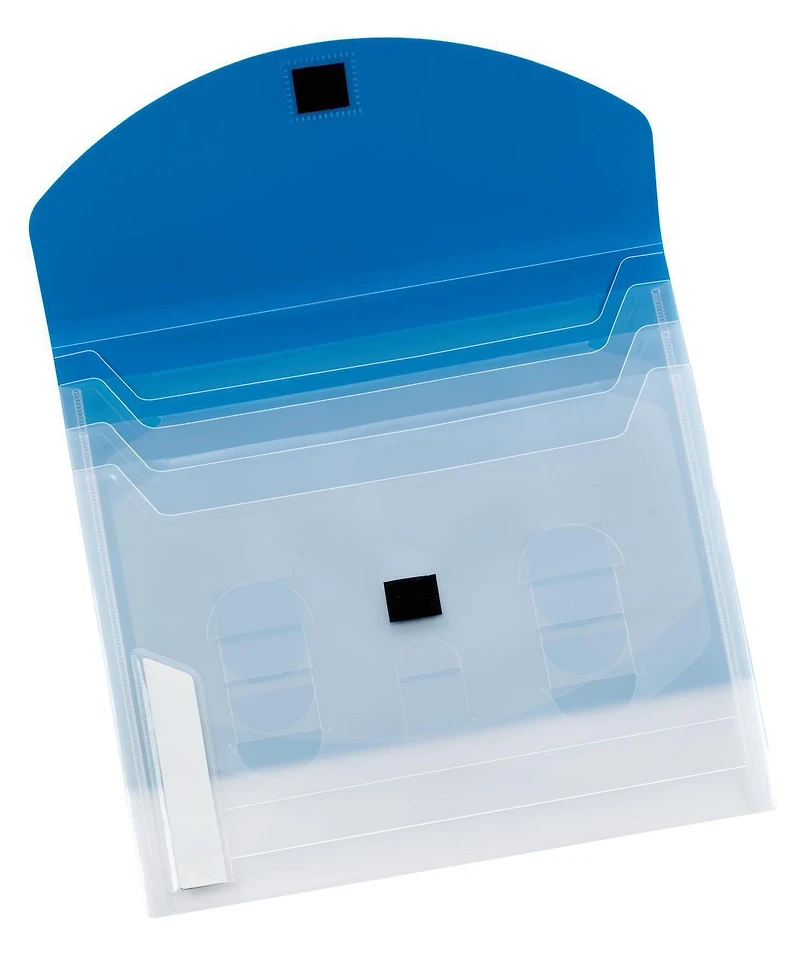 Oxford Folder with 4 Sliding Pockets, Letter Size