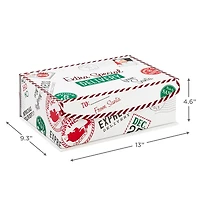 Boîte-cadeau moyenne –  blanche. Livraison du père Noël – 13 po de Hallmark