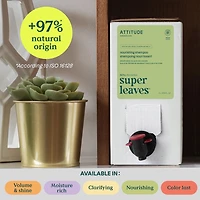 ATTITUDE super leaves, Nourishing Shampoo, Refill, Grape Seed Oil & Olive Leaves