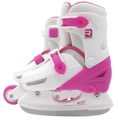 Y12-2 Fille Ryde Patins à roues aligné es/à glace convertibles