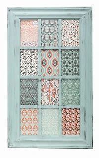 Cadre collage KG, vert, contient 12 4''x6 ”