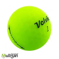 Mulligan - 48 Volvik Vivid Matte 4A Recycled Used Golf Balls, Green