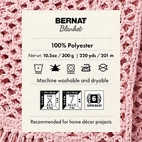 Bernat® Blanket™ #6 Super Bulky Polyester Yarn 10.5oz/300g