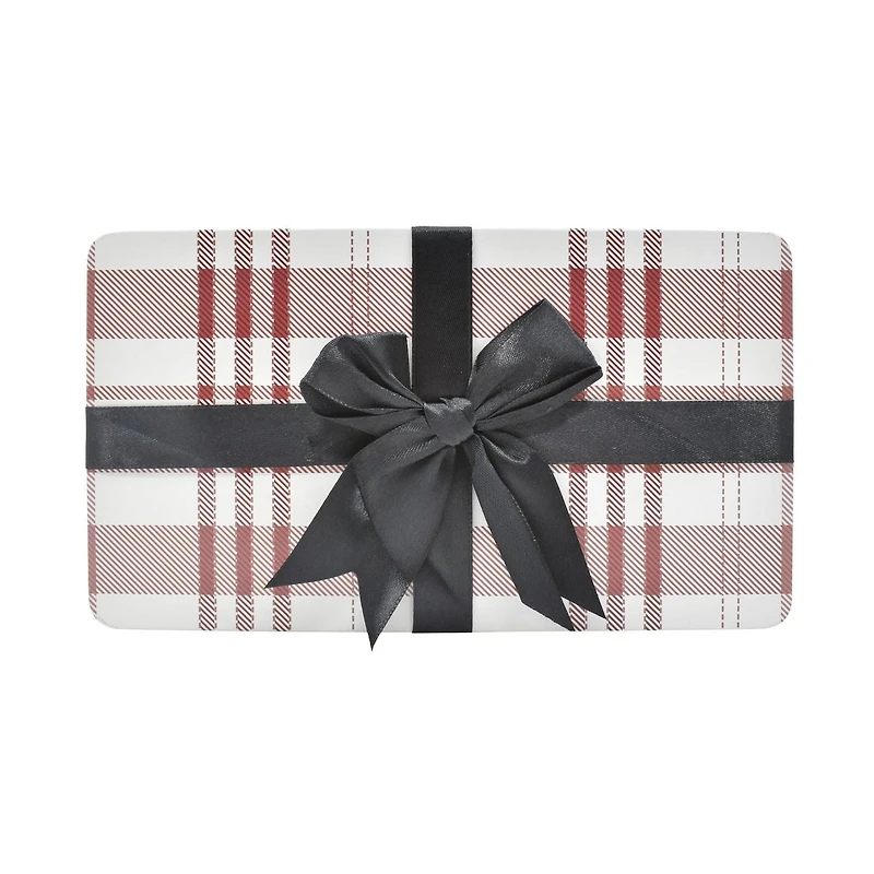 Holiday Time Noeud Carré Boîte Moyenne Noeud carré étain moyen