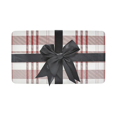 Holiday Time Noeud Carré Boîte Moyenne Noeud carré étain moyen