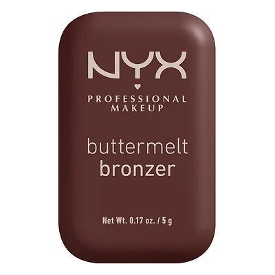 Poudre Bronzante Buttermelt NYX Professional Makeup, 12hr d'utilization Poudre bronzante compacte