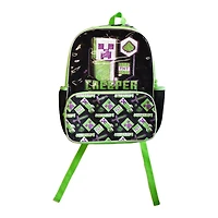 Boys Minecraft Creeper Sketch Backpack