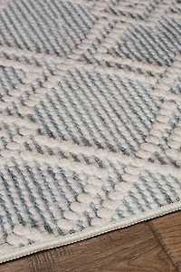 Mirage Helia Cream and Grey 2' x 3' Accent Rug