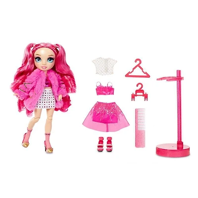 Rainbow High Stella Monroe – Fuchsia (Hot Pink) Fashion Doll with 2 Complete Mix & Match Outfits