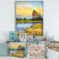 Designart The Awakening of Nature FLOAT FRAME WALL ART
